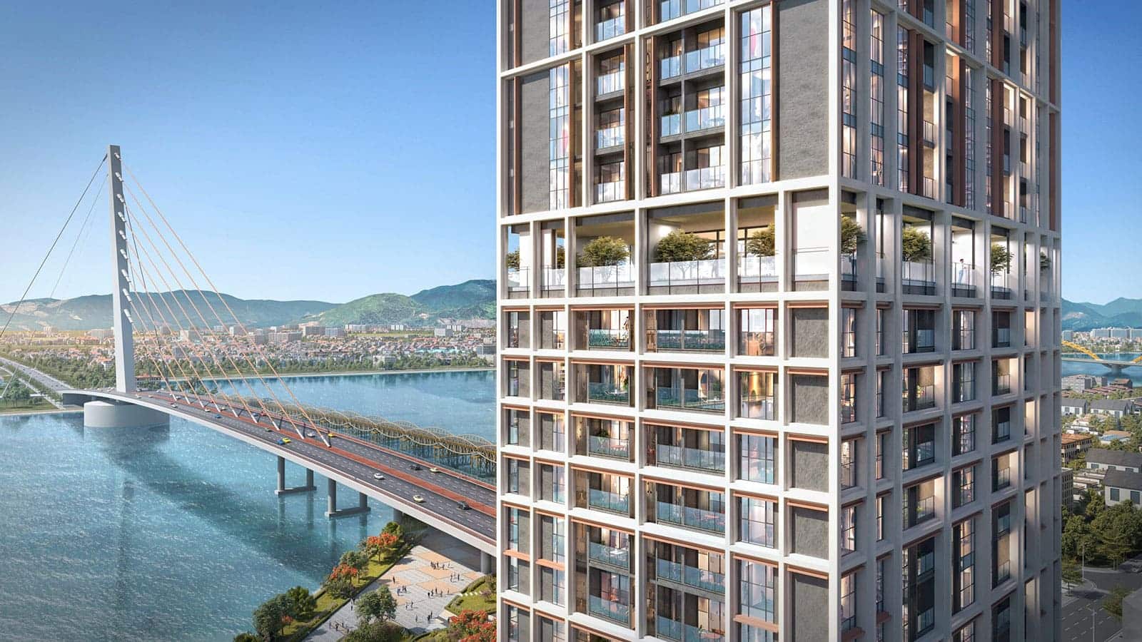 Hình ảnh phối cảnh dự án Sun Cosmo Residence Đà Nẵng được phát triển bởi tập đoàn Sun Group. Hình ảnh phối cảnh dự án Sun Cosmo Residence Đà Nẵng được phát triển bởi tập đoàn Sun Group.