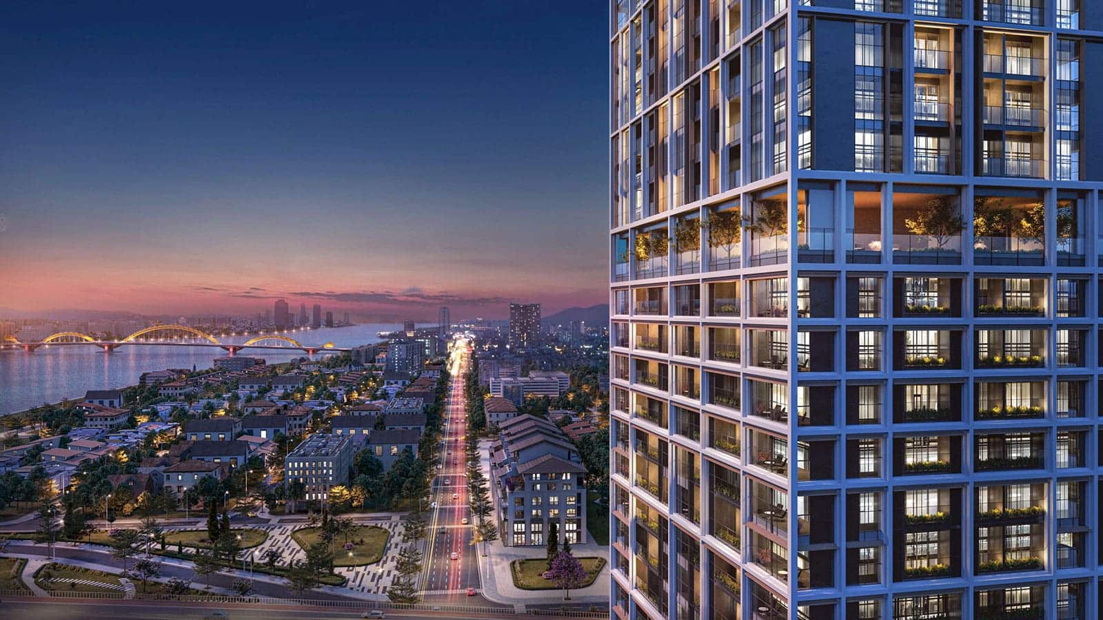 Hình ảnh phối cảnh dự án Sun Cosmo Residence Đà Nẵng được phát triển bởi tập đoàn Sun Group. Hình ảnh phối cảnh dự án Sun Cosmo Residence Đà Nẵng được phát triển bởi tập đoàn Sun Group.